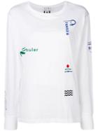 Proenza Schouler Embroidered Long Sleeve T-shirt - White
