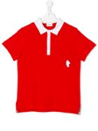 Fendi Kids Teen Bag Bugs Polo Shirt - Red