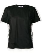 Msgm Tulle Layered T-shirt - Black