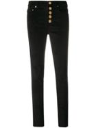 Michael Michael Kors Button-up Slim Trousers - Black