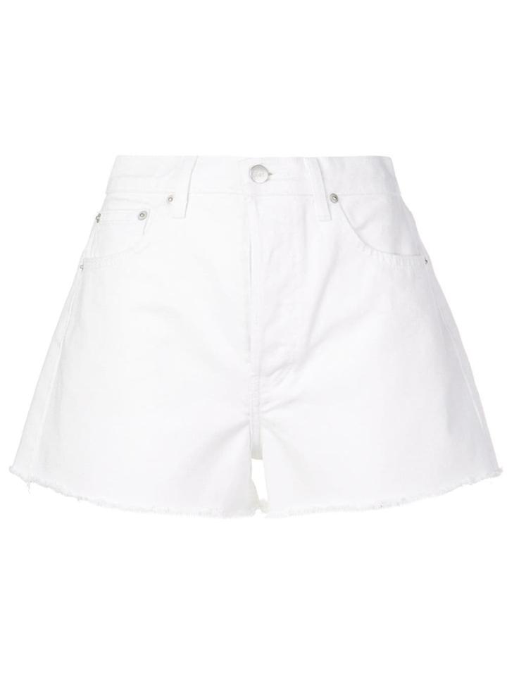 Reformation Dixie Jean Shorts - White