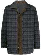 Brioni Reversible Quilted Caban Jacket - Grey