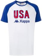 Kappa - Printed Raglan T-shirt - Men - Cotton - L, White, Cotton