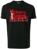 Dsquared2 Cherry Dean Print T-shirt - Black