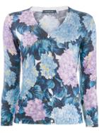 Samantha Sung Hydrangea Cardigan - Blue