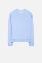 Ami Alexandre Mattiussi Small Ami Sweatshirt, Men's, Size: Large, Blue, Cotton