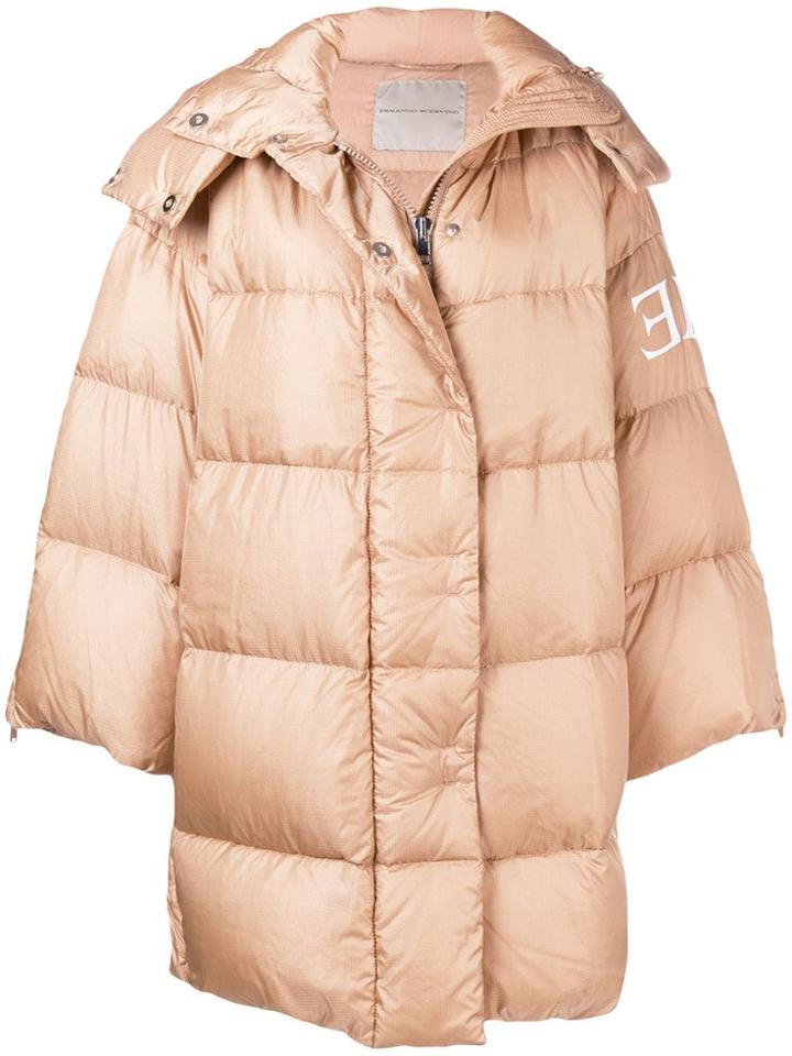 Ermanno Scervino Oversized Puffer Coat - Neutrals