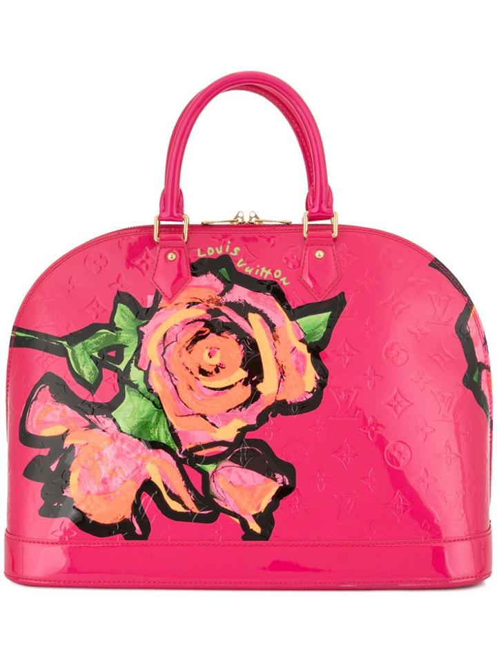 Louis Vuitton Vintage Vernis Alma Mm Hand Bag - Pink