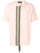 Dsquared2 Zip Detail T-shirt - Pink