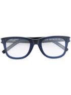 Saint Laurent Eyewear Square Frame Glasses - Blue