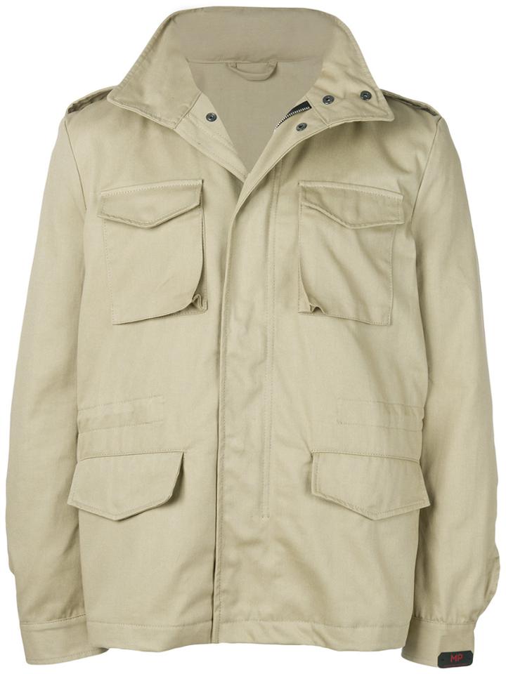 Mp Massimo Piombo Field Jacket - Nude & Neutrals