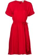 Kenzo Tie-waist Dress - Red