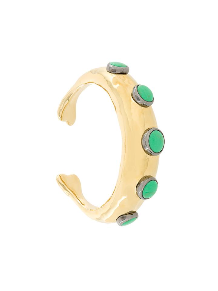 Aurelie Bidermann Turquoise Bracelet - Metallic