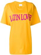 Alberta Ferretti Oversized Latin Lover T-shirt - Yellow