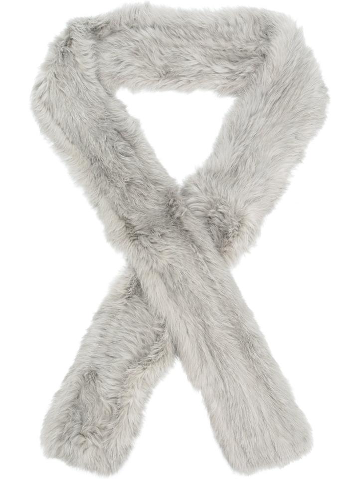 Yves Salomon Four Lapin Scarf - Grey