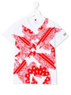 Armani Junior - Paisley Print T-shirt - Kids - Cotton - 12 Yrs, White