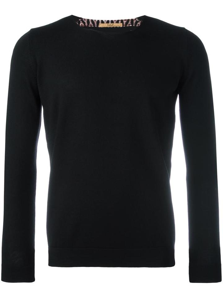 Nuur Crew Neck Jumper, Men's, Size: 52, Black, Merino