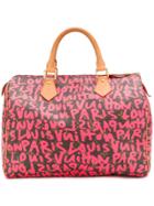 Louis Vuitton Vintage Graffiti Speedy 30 Bag - Brown