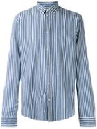 Iro Fenili Striped Shirt, Men's, Size: Medium, Blue, Cotton/modal