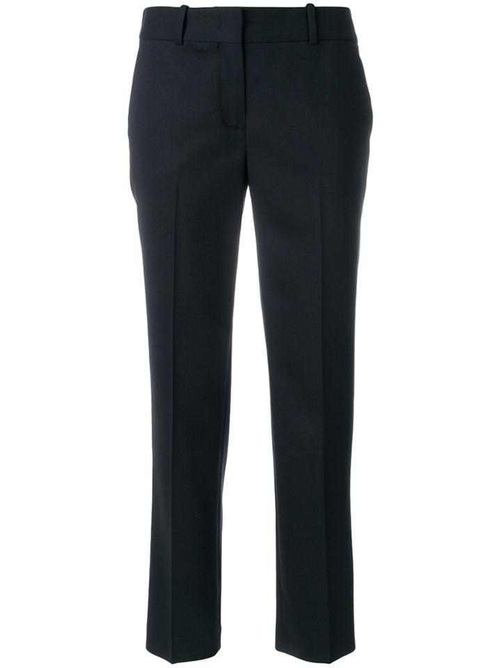 Ermanno Scervino Straight-leg Crop Trousers - Blue