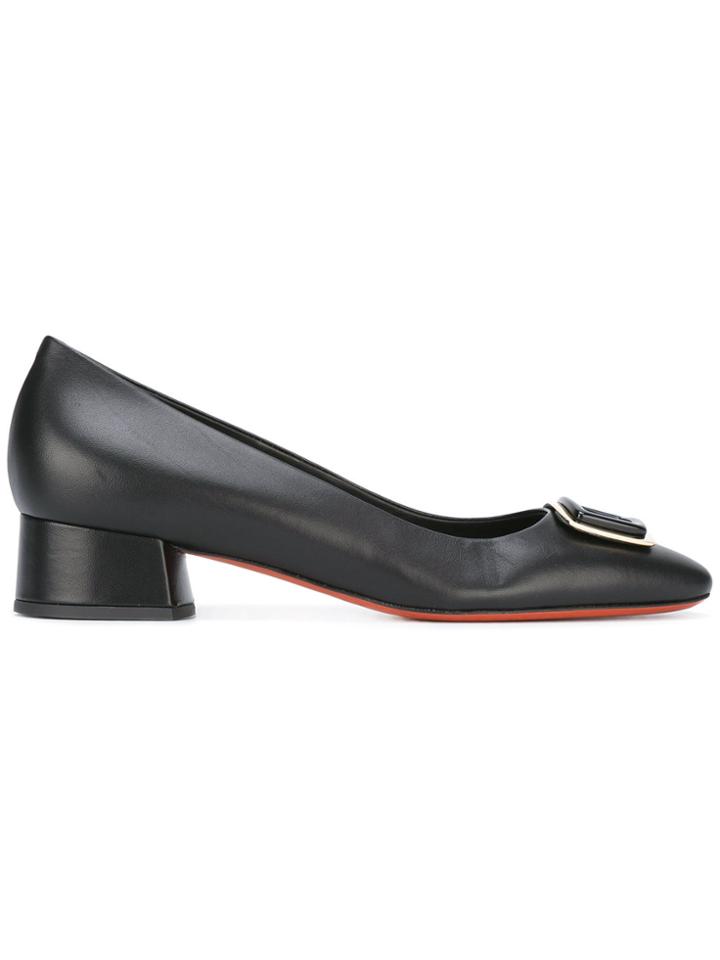 Baldinini Front Buckle Pumps - Black