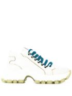 Miu Miu Mountain Style Chunky Sneakers - White