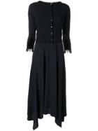 Dorothee Schumacher Asymmetric Midi Dress - Blue
