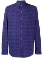 Polo Ralph Lauren Long Sleeved Checked Pattern Shirt - Blue