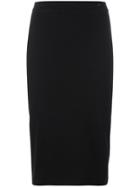 Jil Sander Navy Classic Pencil Skirt - Black