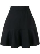 Kenzo A-line Flared Mini Skirt - Black