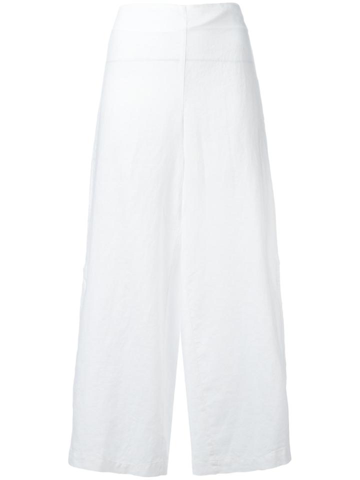 Stefano Mortari Side Slit Trousers - White