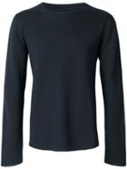 Hannes Roether Boxy Round-neck Sweater - Blue