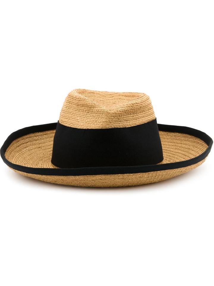 Horisaki Design & Handel 'florentine' Ribbon Trim Hat