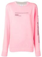 Marcelo Burlon County Of Milan Printed Sweatshirt - Pink