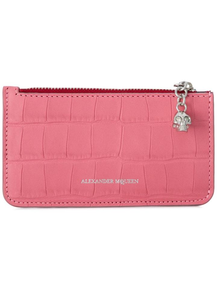 Alexander Mcqueen Coin Wallet - Pink & Purple
