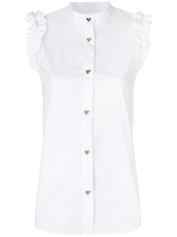 Love Moschino Sleeveless Shirt - White