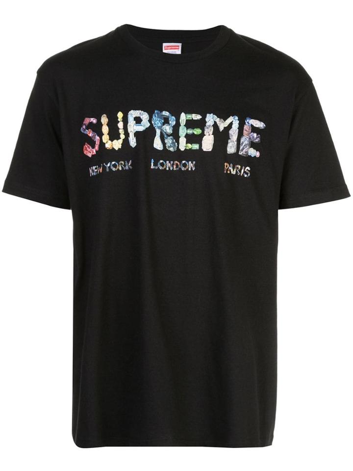Supreme Crystal T-shirt - Black