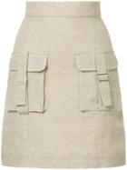 Bambah Sparkle Cargo Skirt - Brown