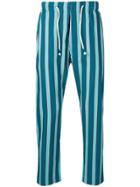 The Silted Company Striped Trousers - Blue
