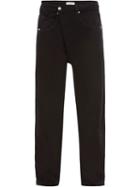 Jw Anderson Folded Front Jeans - Black