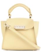 Zac Zac Posen Mini 'eartha Iconic Top Handle' Crossbody Bag, Women's, Yellow/orange, Calf Leather