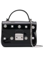 Furla Pvc Embellished Mini Bag - Black