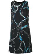 Versus Safety Pin Print Dress - Black