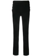 Givenchy Knitted High Waist Trousers - Black
