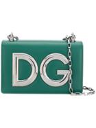 Dolce & Gabbana Girls Logo Shoulder Bag - Green