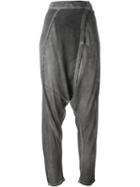 Lost & Found Ria Dunn Harem Pants, Women's, Size: Medium, Grey, Silk/spandex/elastane