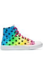 Amiri Multicoloured Rainbow Star High Top Sneakers