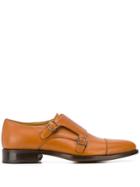 Scarosso Monk Strap Shoes - Brown