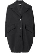 Mm6 Maison Margiela - Cocoon Coat - Women - Polyamide/viscose/wool - 42, Black, Polyamide/viscose/wool