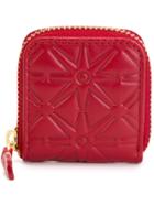 Comme Des Garçons Wallet 'colour Embossed A' Coin Purse - Red